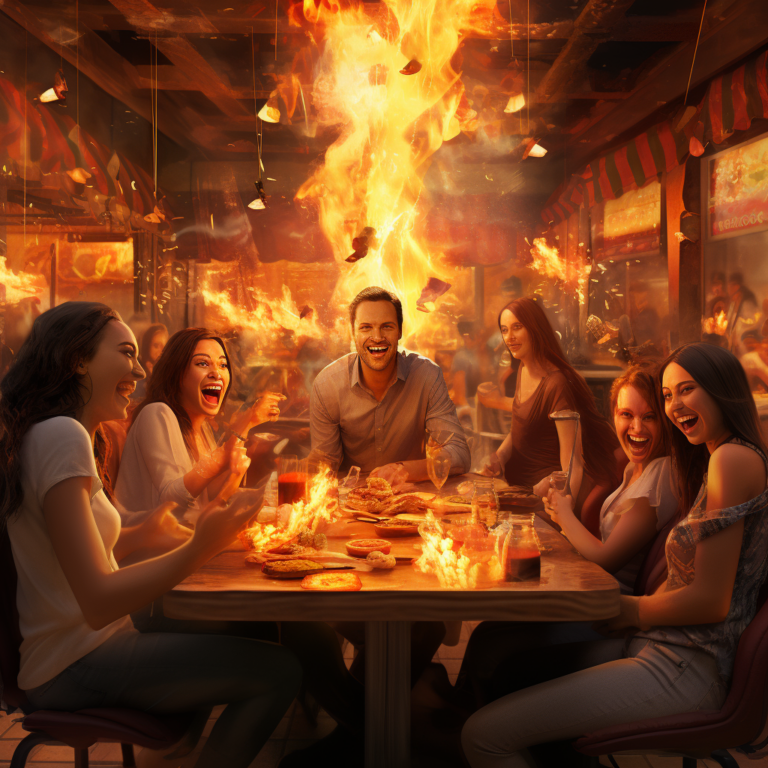 happy-people-sitting-at-a-table-in-a-burning-restaurant